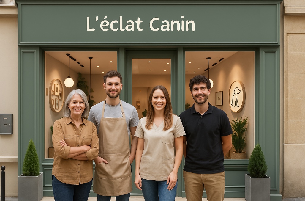 L'ECLAT CANIN L’équipe L’Éclat Canin – passion et expertise au service du bien-être animal